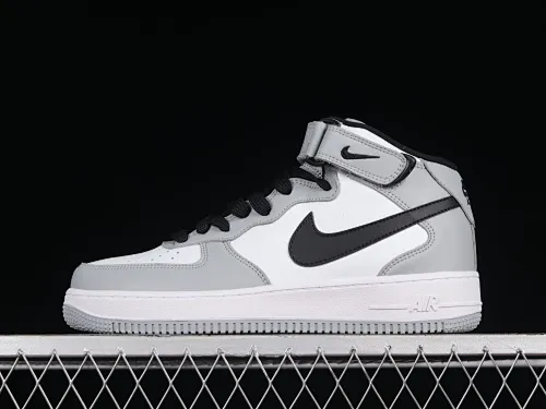 All categories Nk Air Force 1 Air Force series Nk Air Force 1 Mid Air Force mid-top Nk Air Force 1'07 Mid beige black gray Air Force 1 mid-top classic casual sneakers HG1522-016